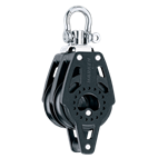 Harken 40mm Double Swivel Carbo Block with Becket